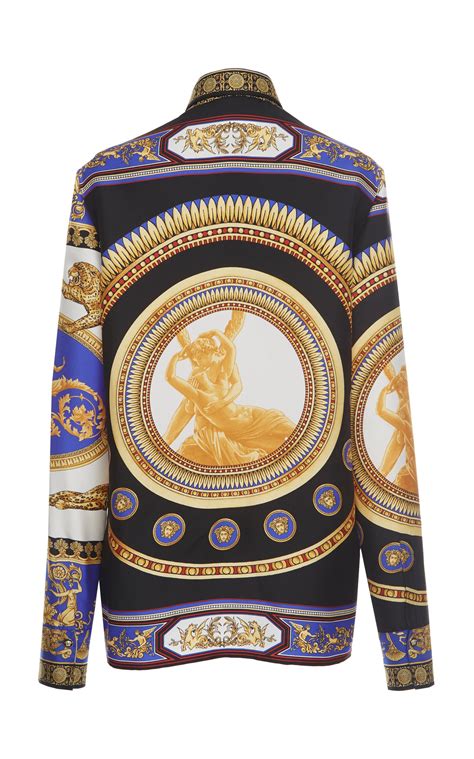 versace inspired women's shirts|Versace long sleeve shirts women's.